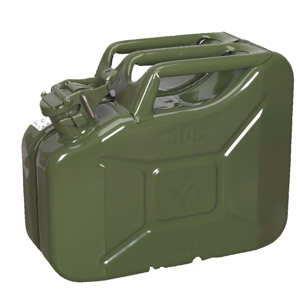 Sealey JC10G Jerry Can 10L - Green