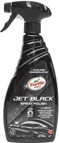 Turtle Wax Color Magic Jet Black Spray Polish Cleans Shine Colour Restorer 500mL