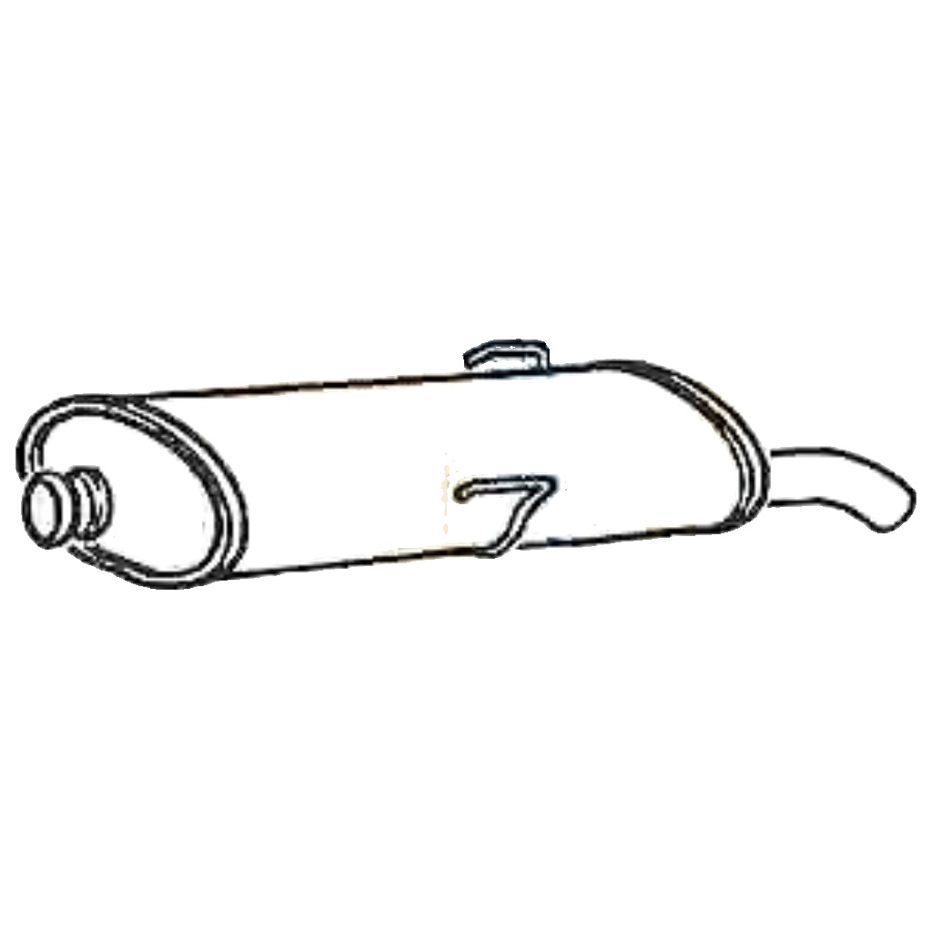 Klarius PG540D Exhaust Rear Box 106 1.6 94-03