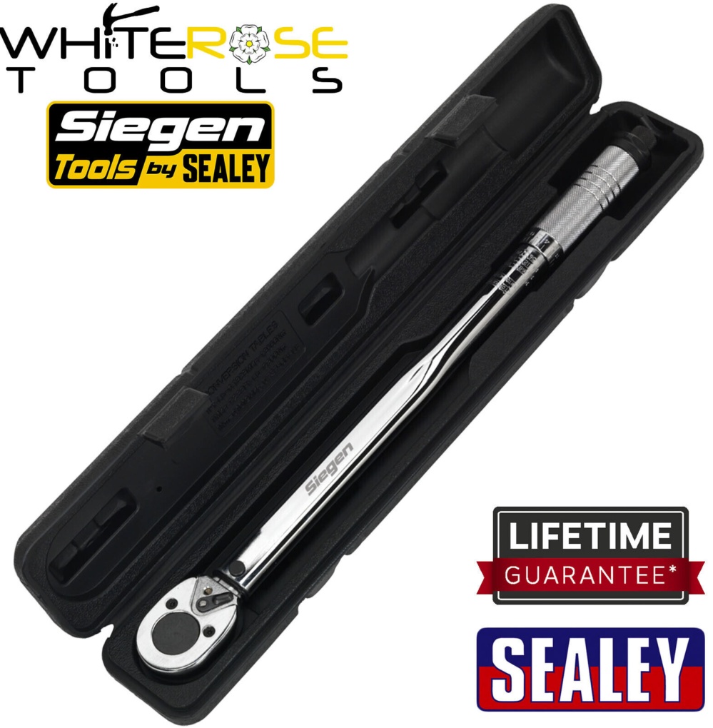 Sealey S0456 Siegen Torque Wrench 1/2""Sq Drive