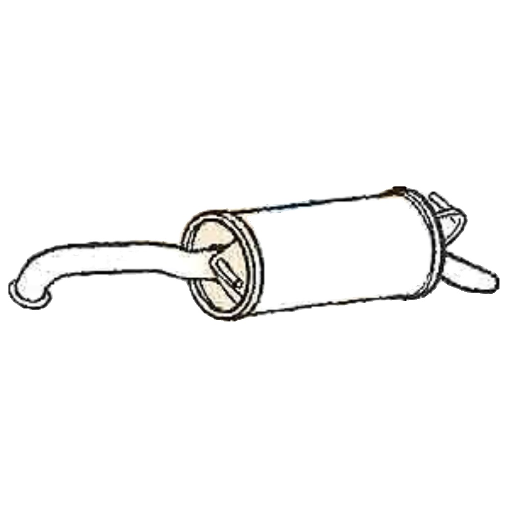 Klarius TY612L Exhaust Rear Box YARIS 1.4                03-05