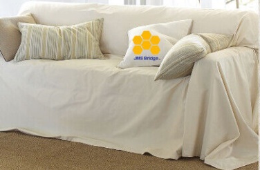 DUST SHEET HEAVY DUTY COTTON TWILL WITH WATERPROOF LAMINATION PLASTIC BACKING