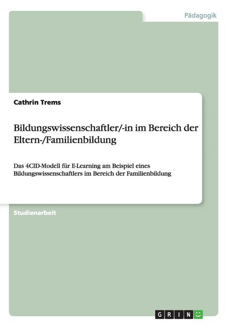 Trems - Bildungswissenschaftler/-in im Bereich der Eltern-/Familienbil - X555z