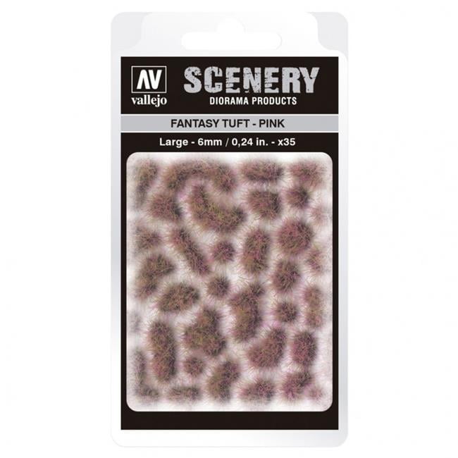 VALSC433 - AV Vallejo Scenery - Fantasy Tuft - Pink, Large: 6mm