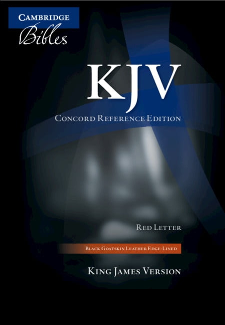 KJV Concord Reference Bible, Black Edge-lined Goatskin Leathe... - 9780521512978