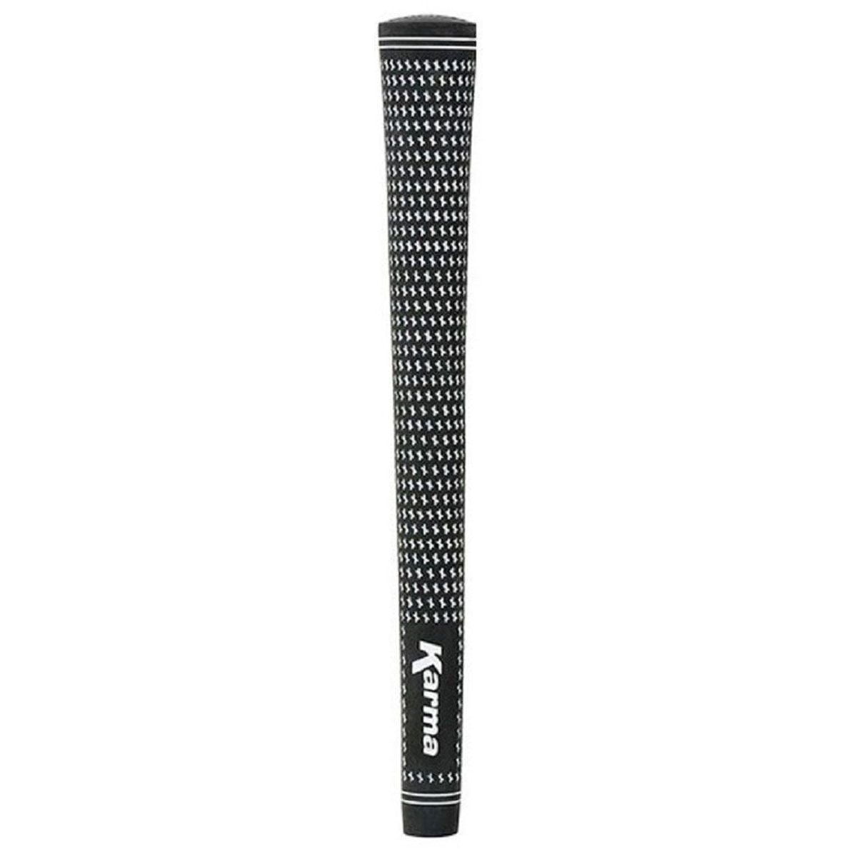 Karma Velour Jumbo PLUS (+1/8"") Grips - Black / White x 1