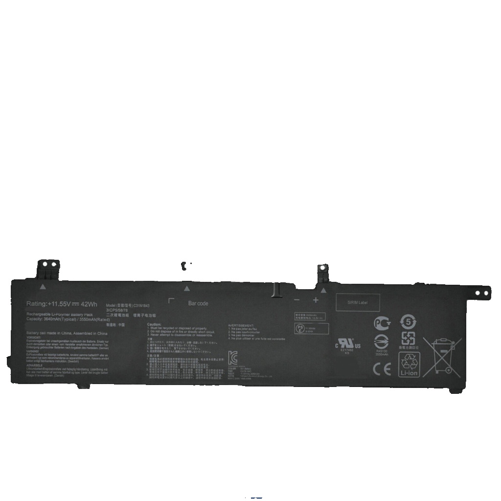 NEW 42Wh C31N1843 Battery For Asus VivoBook S14 S432FA S432FL S15 S532FA S532FL