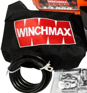ELECTRIC WINCH 12V 4x4/RECOVERY SL 13500 lb WINCHMAX BRAND + MOUNTING PLATE INC
