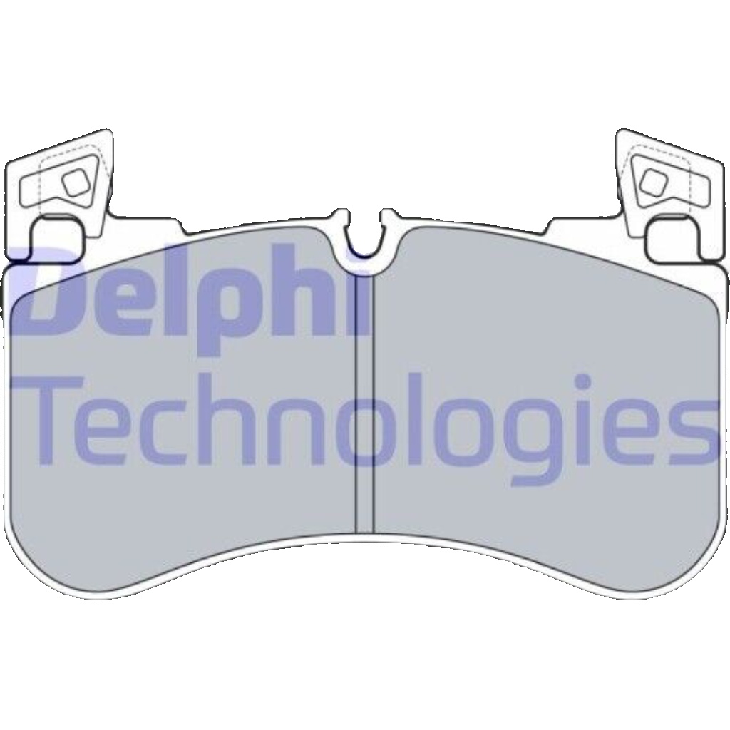 LP3540 DELPHI Brake Pad Set, disc brake for LAND ROVER