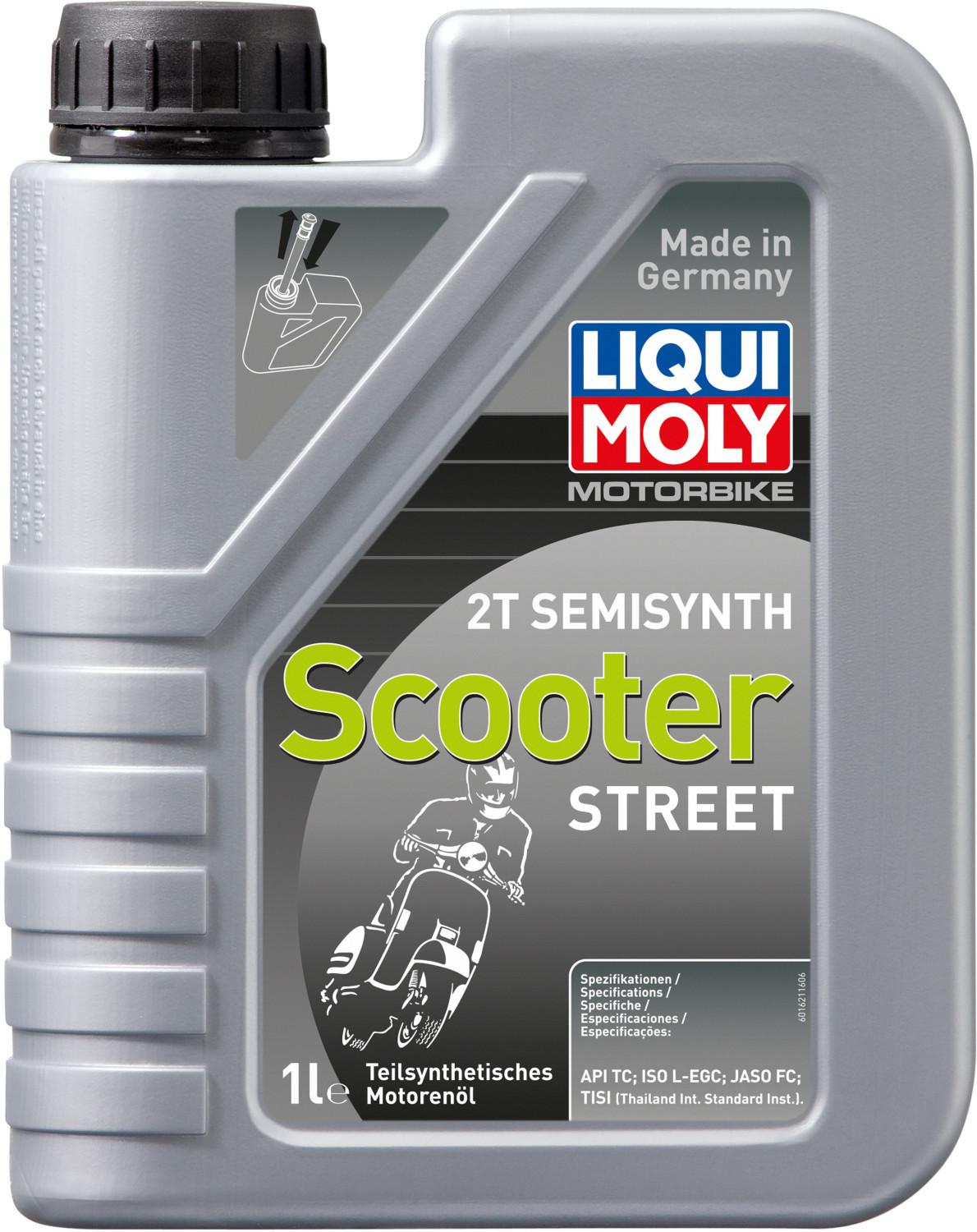 Liqui Moly Semi-Synthetic 2T Scooter Engine Oil - 1L Bottle For Motorcycle