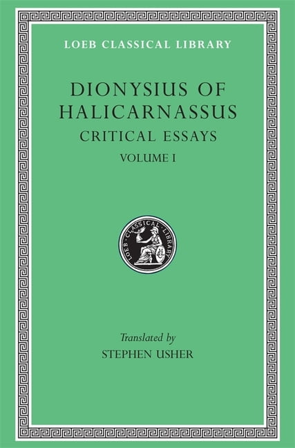 Critical Essays, Volume I