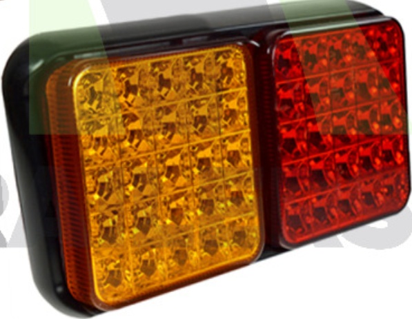 x2 Double Module LED Trailer Combination Lights, Maypole 9637B, suits Ifor