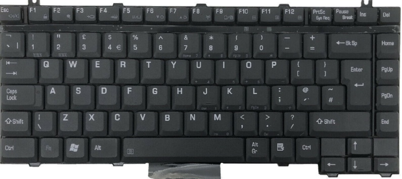 New Toshiba Satellite A10 UK Keyboard