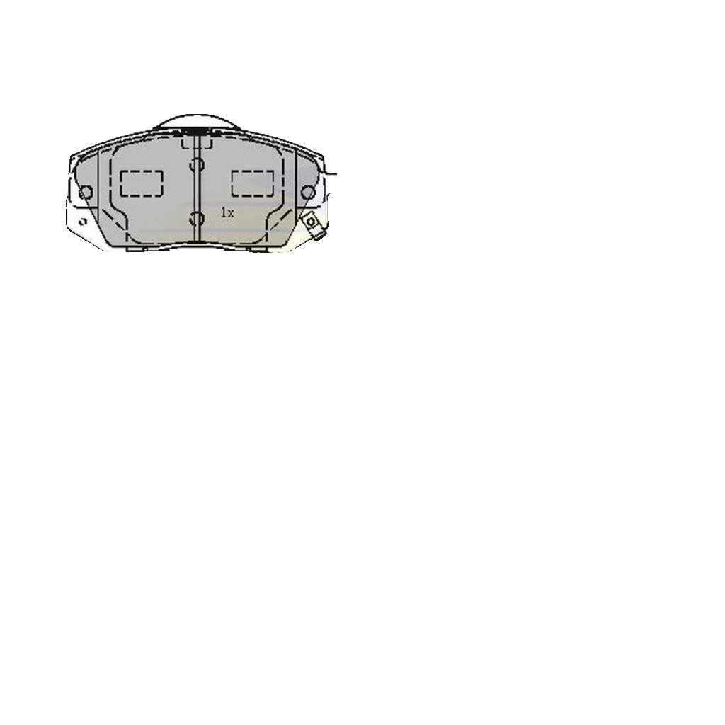 Front COMLINE CBP31768 Brake Pad Set, disc brake for HYUNDAI,KIA
