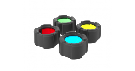Ledlenser Colour Filter Caps 32.5 mm, x4, Red/Green/Blue/Yellow Fits MT10