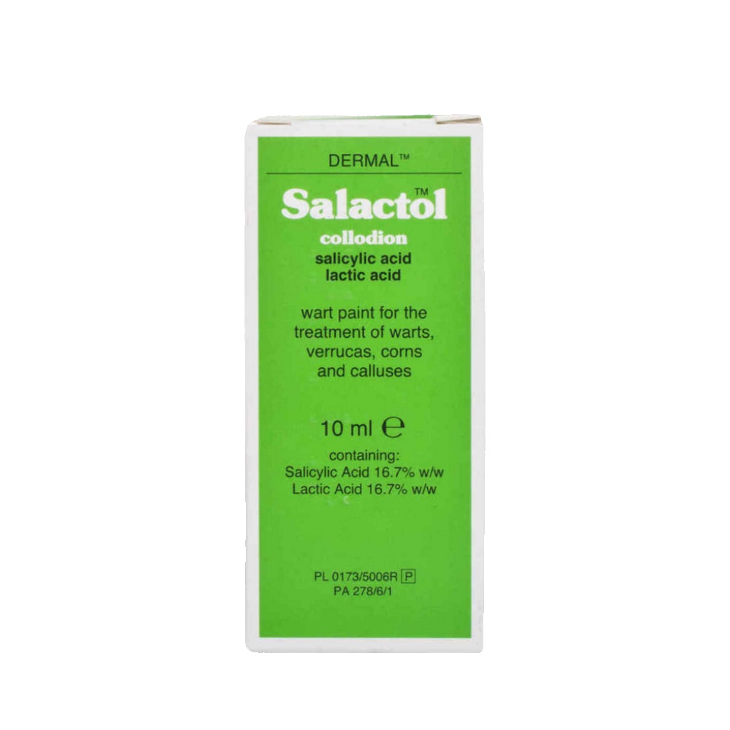 Salactol Wart Paint - 10ml  - Treatment for Warts Verrucas Corns Calluses UK