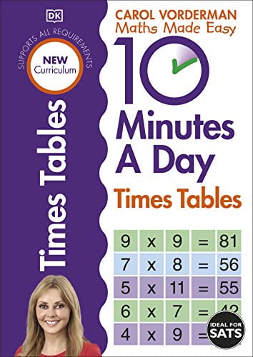 10 Minutes A Day Times Tables, Ages 9-11 (Key Stage 2) by Carol Vorderman - Image 9