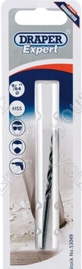 Draper 53049 HSS Drill Bit 9/64"" x 180mm