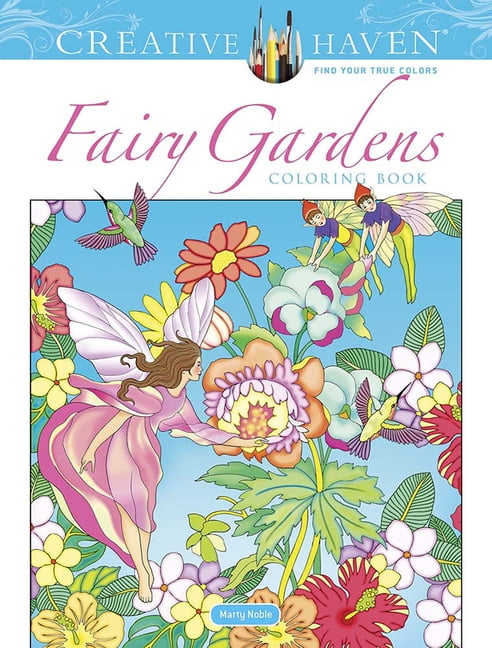 Creative Haven Fairy Gardens Coloring Book - Image 5