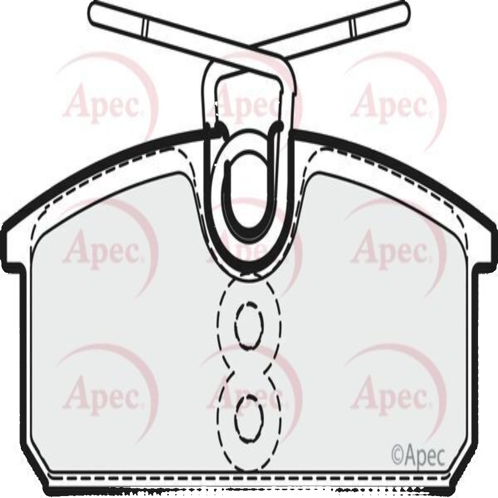 Disc Brake Pad Set Rear TRW System Compatible PAD1911 Fits Renault Twizy APEC