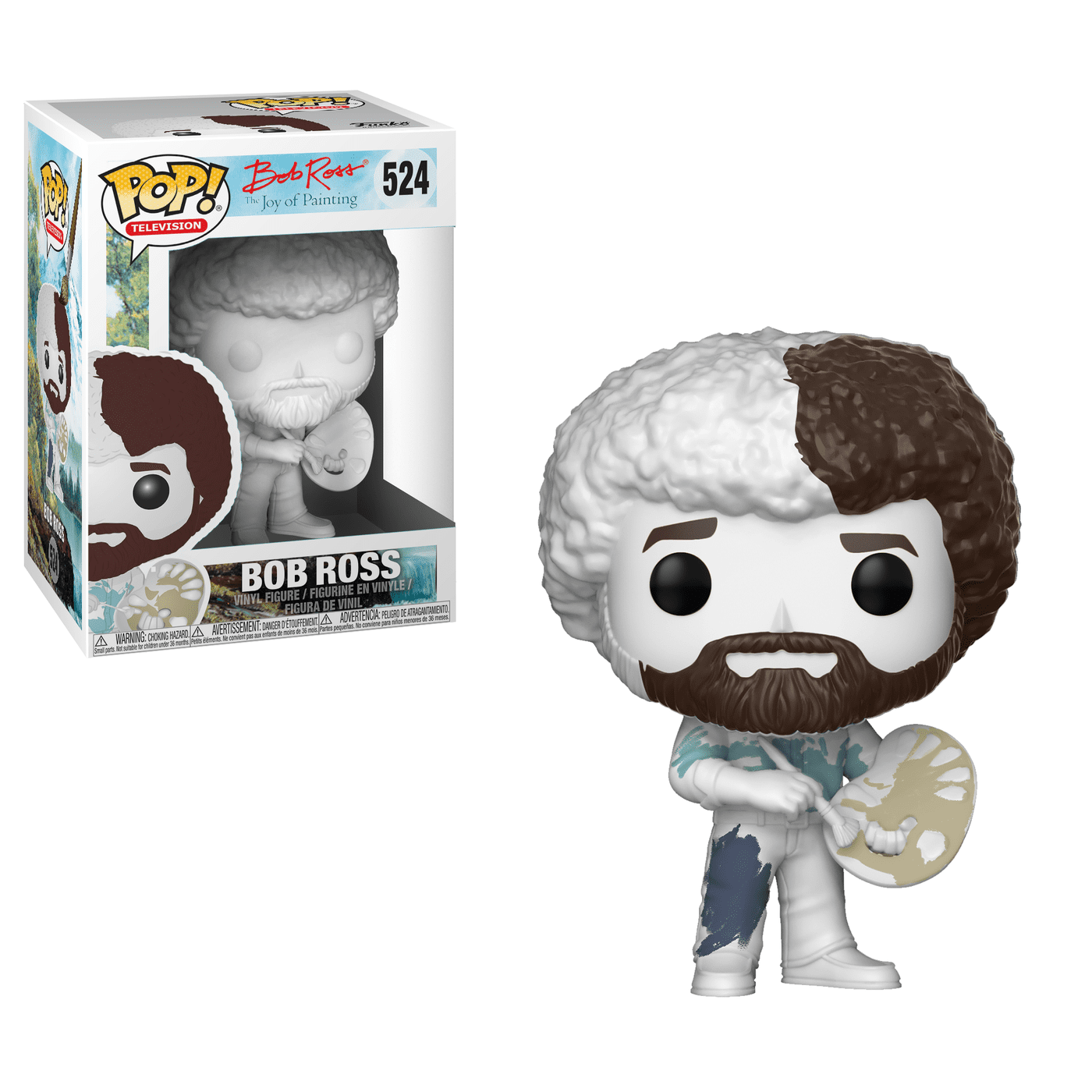 Funko Pop! Bob Ross Diy The Joy Of Painting Vinyl Figure