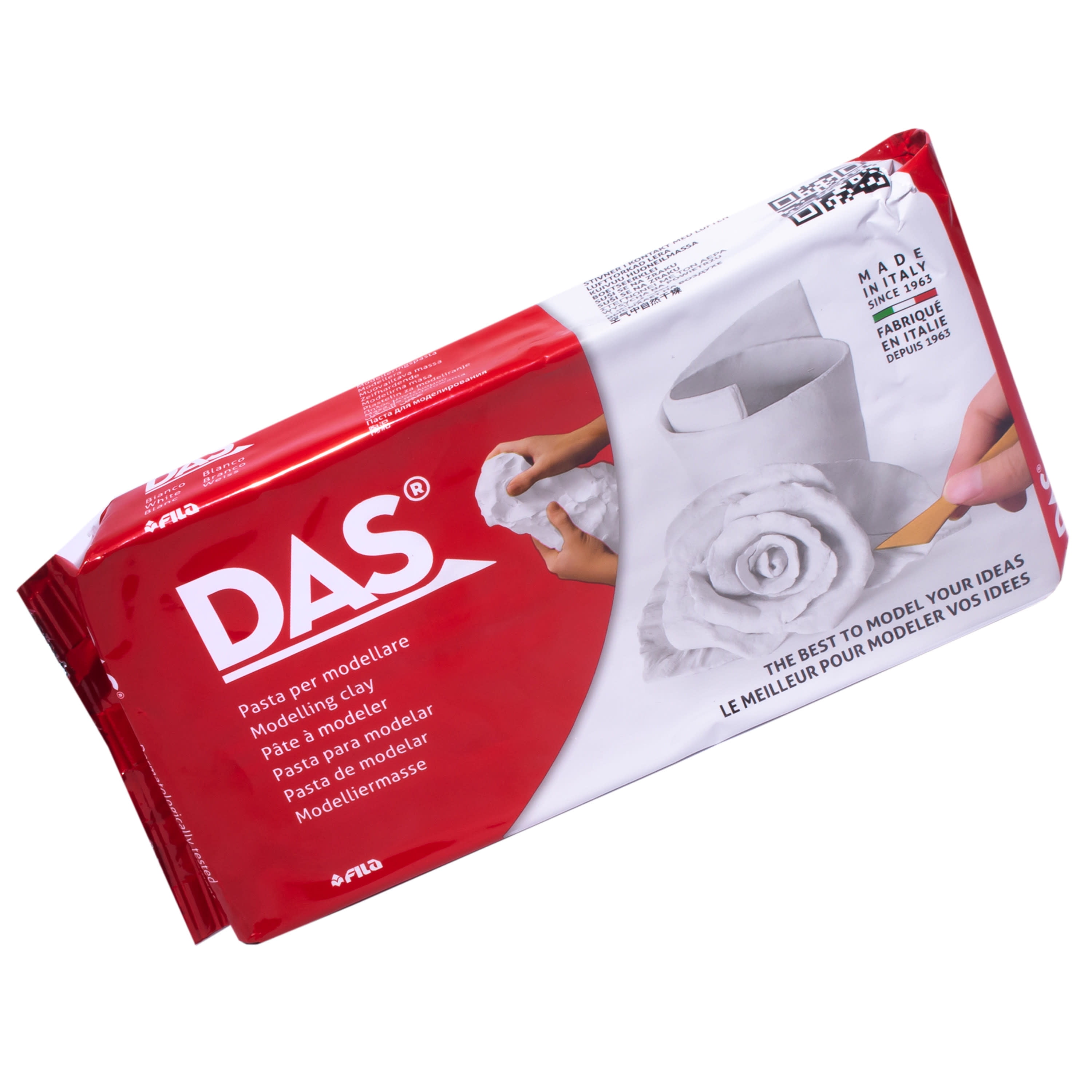 Das Modelling Clay Block - White - Image 8