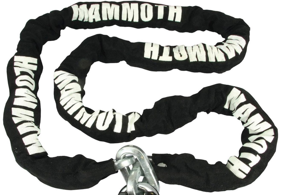 Heavy Duty Motorcycle Padlock & Chain 1.8M Mammoth Security Scooter MX Motocross