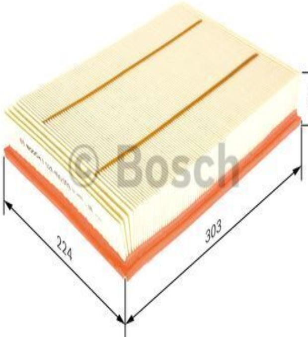 Air Filter fits LAND ROVER DISCOVERY Mk4 3.0D 09 to 17 Bosch PHE000112 Quality