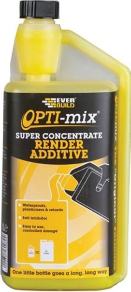 Everbuild Opti-Mix 3-in-1 Render Additive 1 Litre