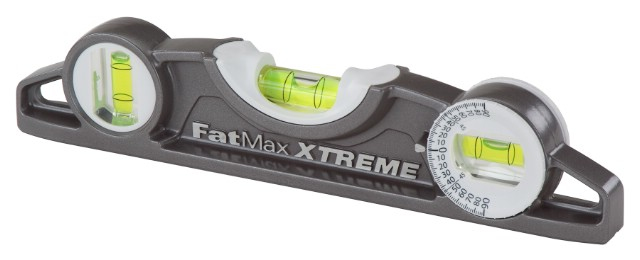 Stanley FatMax Magnetic Spirit Torpedo Level XTREME Torpedo 25cm 10inch