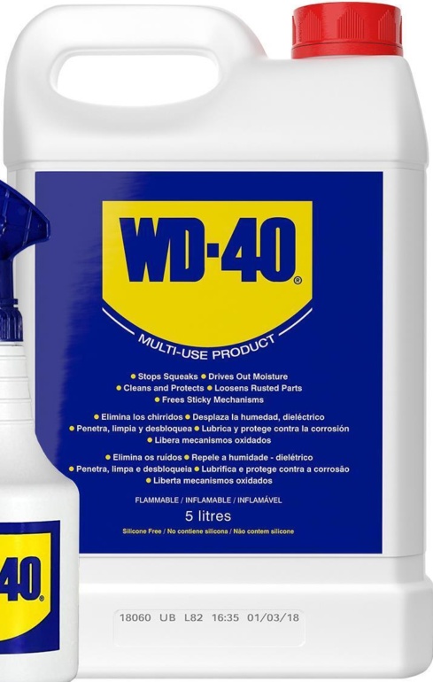 WD-40 5L Ultimate Multi-Use Lubricant with Free WD40 Spray Applicator