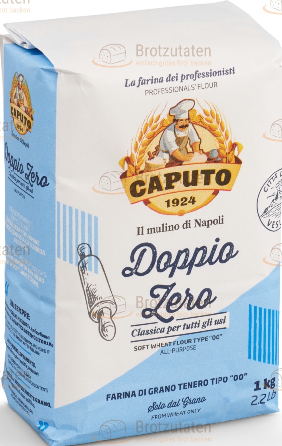 Caputo Doppio Zero 00 Flour Blue 1kg Authentic Italian Pizza Baking