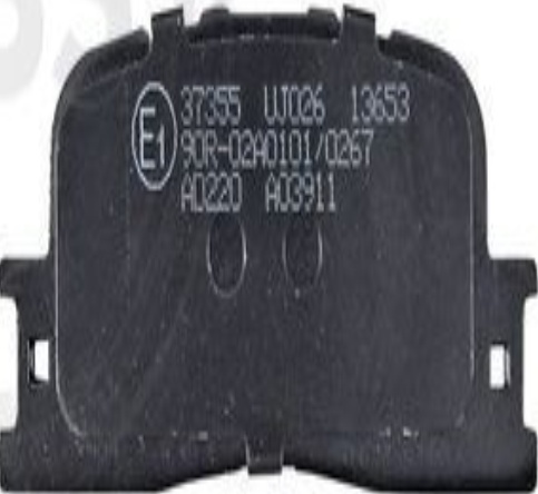 37355 A.B.S. Brake Pad Set, disc brake for LEXUS,TOYOTA