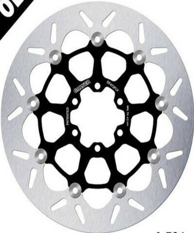 Galfer Front Brake Disc FLOATING 298x5mm INDIAN MOTORCYCLE CHIEF ROADMASTER 2009