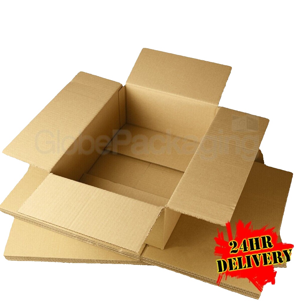 500 x 13.5x9.5x4.5"" SMALL PARCEL CARDBOARD MAILING PACKING POSTAL BOXES 24HR DEL