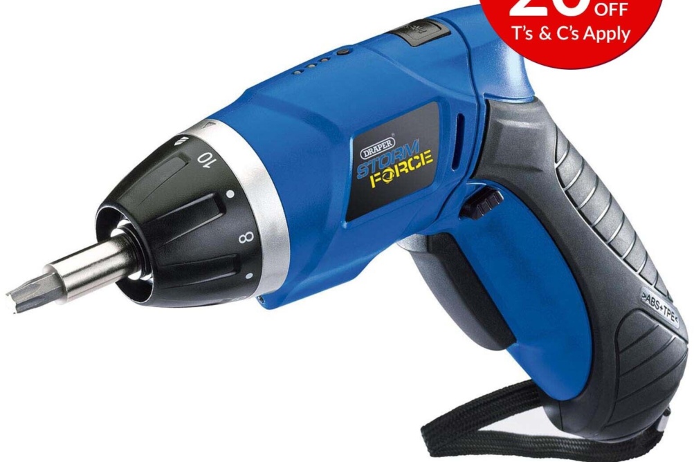 Draper 83568 36V Cordless Li-ion Screwdriver Kit