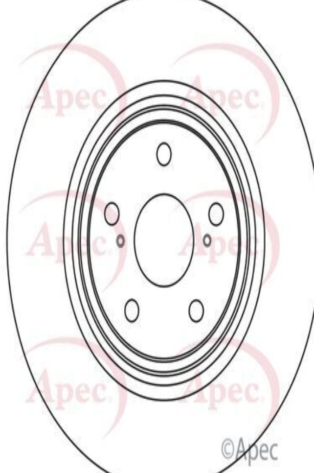 Brake Disc Vented Braking System Quality Replacement DSK2942 Fits Lexus APEC