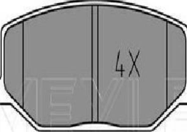 Front MEYLE GERMANY 025 211 4215 Brake Pad Set, disc brake for SUZUKI
