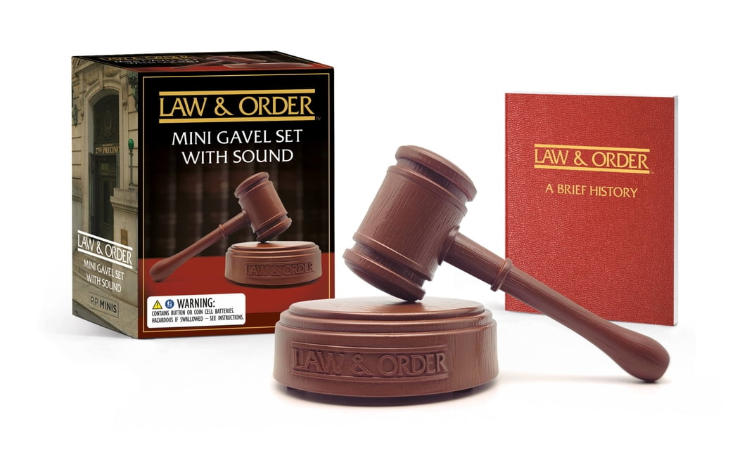 Law & Order: Mini Gavel Set with Sound by Chip Carter - - Image 4