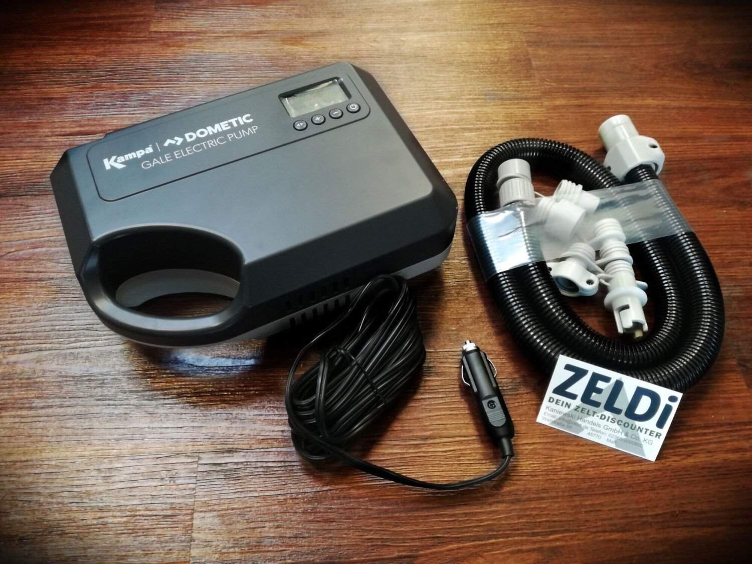 Kampa Dometic Gale Pump - 12V High Pressure Digital Electric Air Awning & Tents
