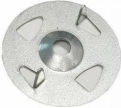 Tile Backer Steel washers for insulation Boards & Trays Easy Fix System
