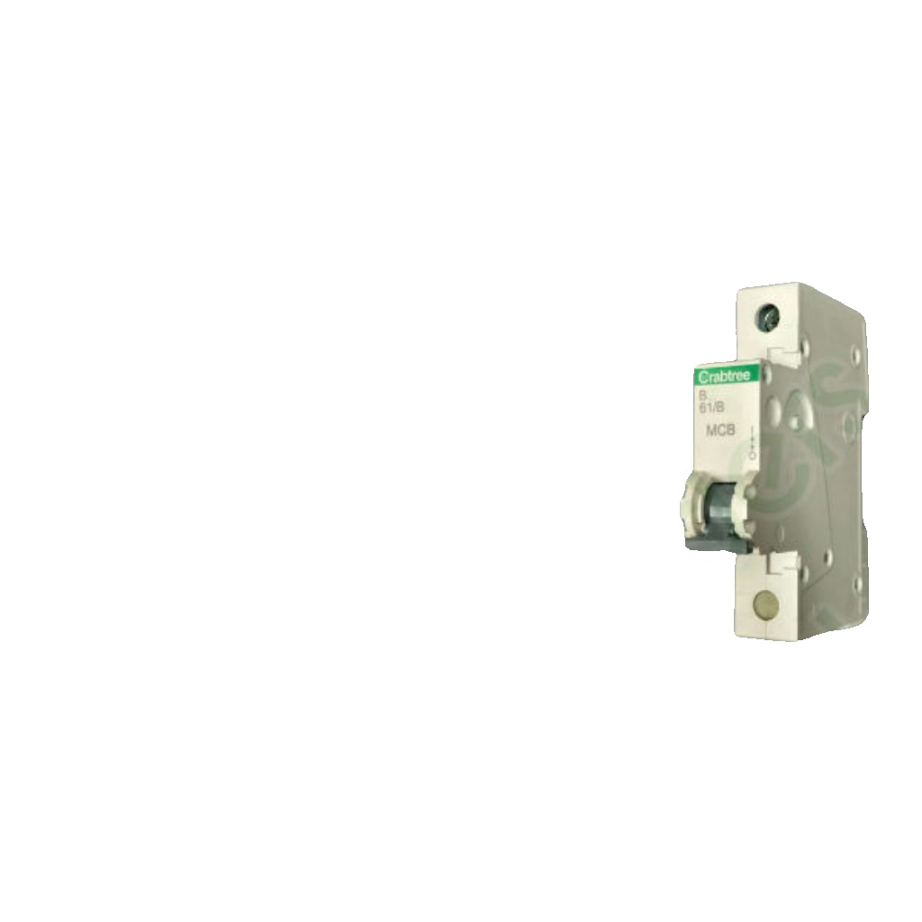 10 x Crabtree 61/B16 6 amp Miniature Circuit Breakers MCB Starbreaker 6kA Type B