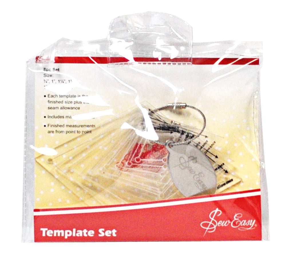 Pro Patchwork Quilting Template Set Mini Rule Diamonds 8 Sizes 0.75'' - 3''
