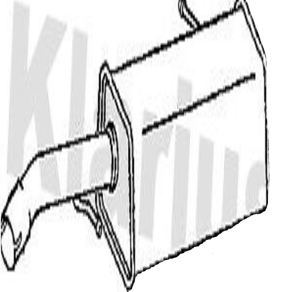 Klarius box with tail pipe fits Citroën c2 1.6 03- CN531K