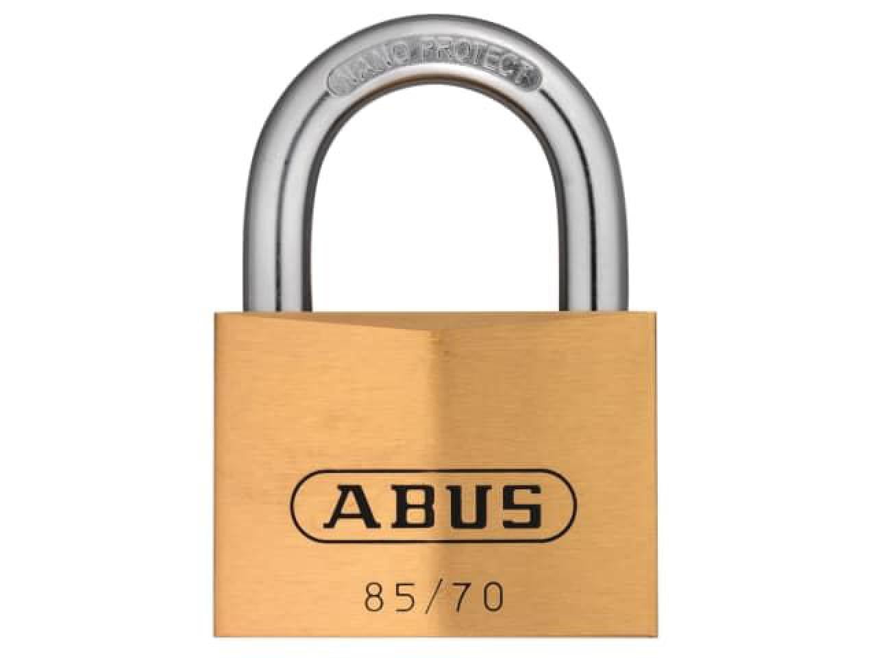 ABUS 85/70mm Brass Padlock Keyed Alike 121