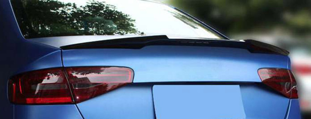 Fits Audi A4 B8.5 2012-2015 Rear Trunk Boot Lip Spoiler Sport Gloss Black - Image 3