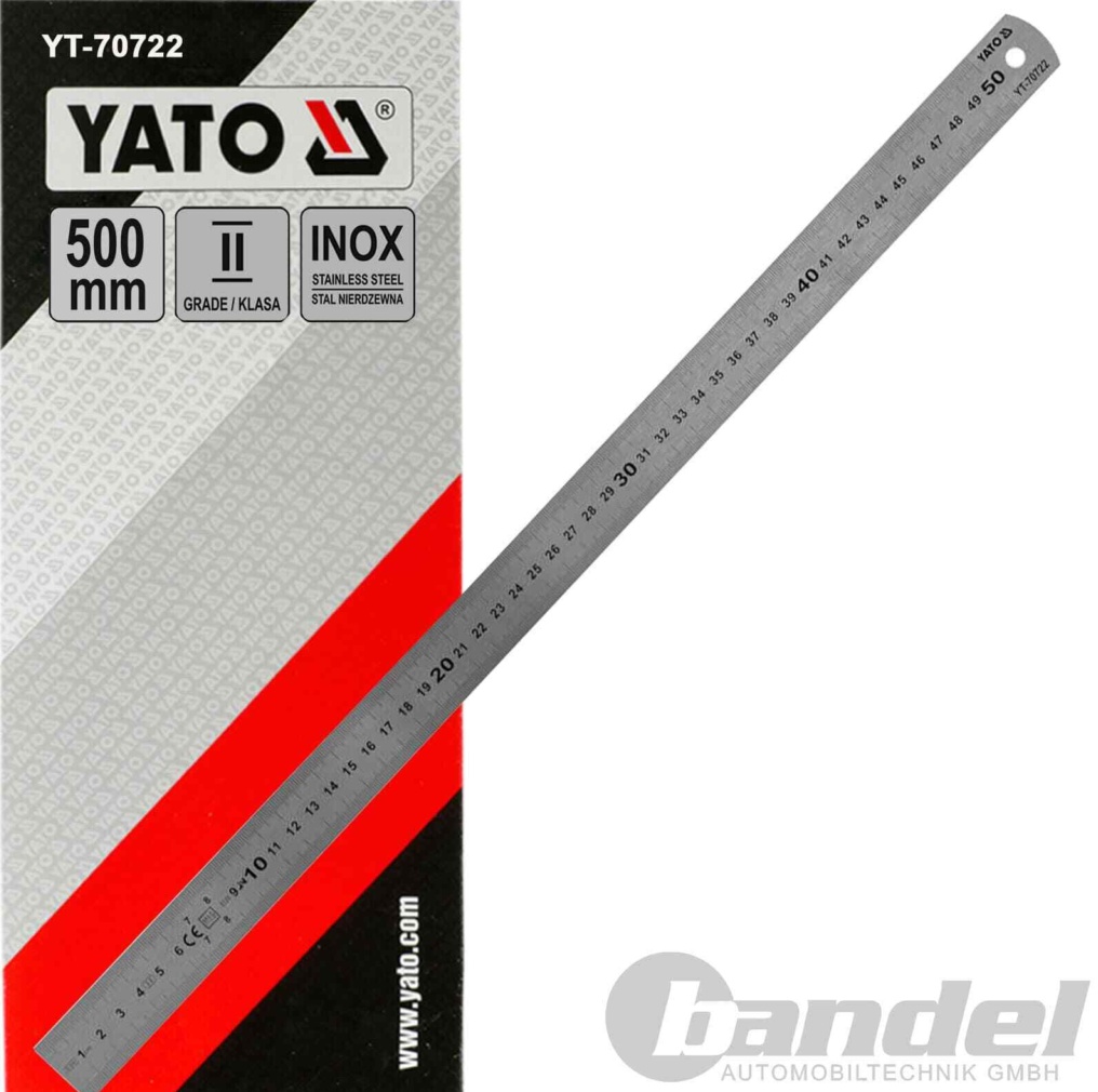 2x ✅Fits YATO NARZ�DZIA YT-70722 SS 500MM MEASURING SCALE   ⭐UK Seller⭐
