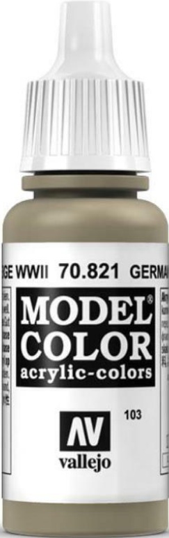 Vallejo Beige 070821 Deutsche Tarnung, Wwii, Matt, 18 Ml - Image 2