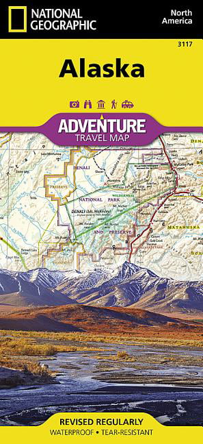 Alaska Map National Geographic Adventure Map