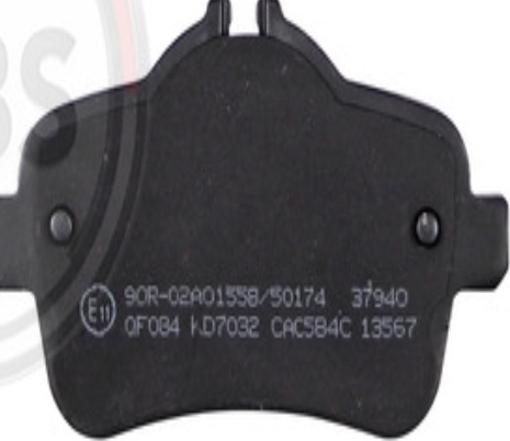 A.B.S.-OE 37940-OE Brake Pad Set, disc brake for MERCEDES-BENZ